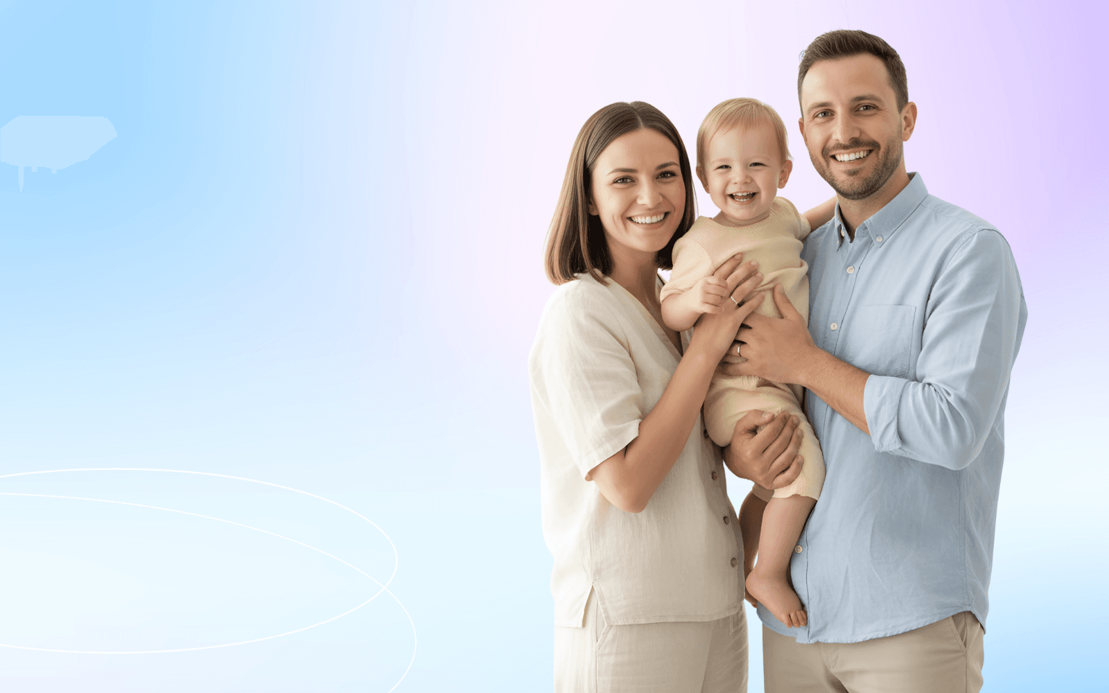 Happy family representing health and wellness