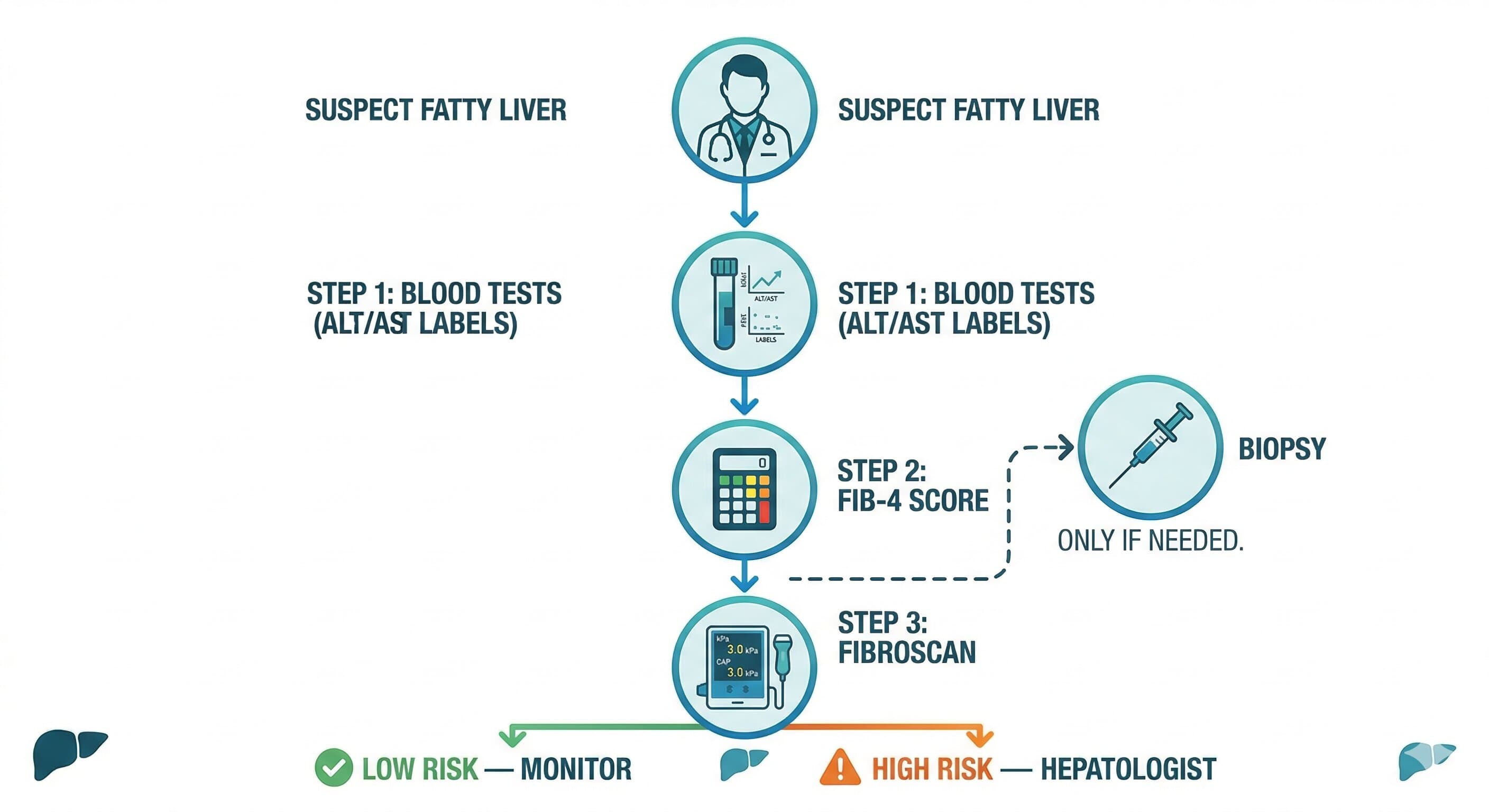 How Is NAFLD Diagnosed? Blood Tests, Imaging & Biopsy Guide